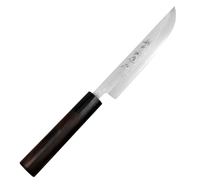 Hideo Kitaoka Shirogami Satin Nóż Matsuba 12 cm