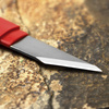 Kanetsune 420J2 Nóż Kiridashi 4 cm Czerwony
