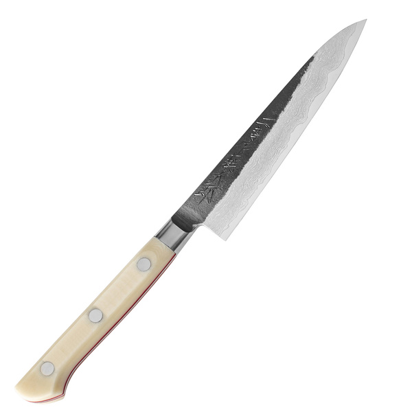 Tojiro Hand Made VG-10 Micarta white, Nóż uniwersalny 12cm