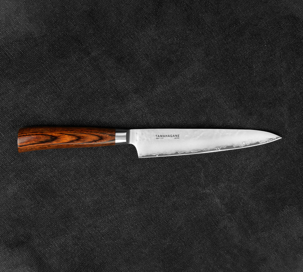 Tamahagane Tsubame Brown VG-5 Nóż uniwersalny 15 cm