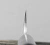 Hideo Kitaoka Shirogami Satin Damascus Nóż Funayuki 18 cm