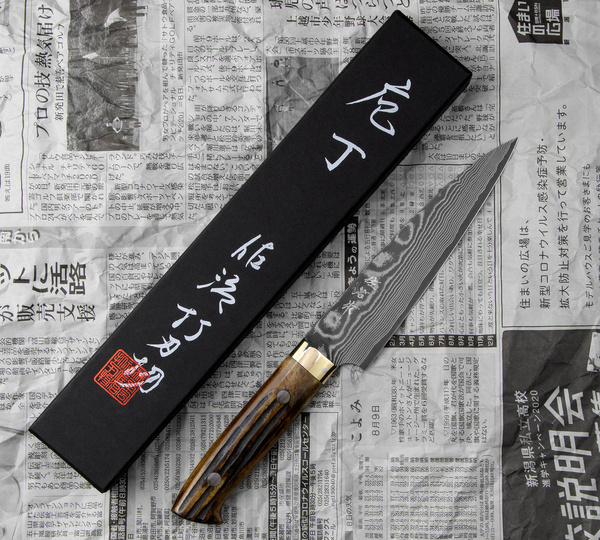 Takeshi Saji YBB Ręcznie kuty nóż uniwersalny 15 cm VG-10