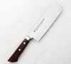 Satake Unique Shirogami Nóż Nakiri 17 cm w drewnianym pudełku