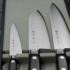 Tojiro DP3 Zestaw Nóż Szefa kuchni 21 cm + Santoku 17 cm + Uniwersalny 12 cm