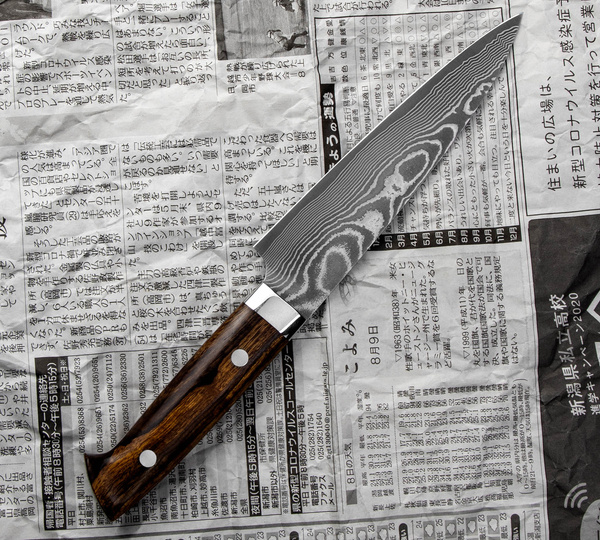 Takeshi Saji IW Ręcznie kuty nóż uniwersalny 15 cm VG-10