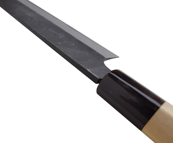 Hideo Kitaoka Nóż Shirogami Black Usuba 18 cm