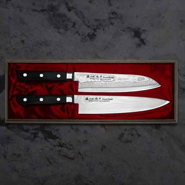 Satake Cutlery Mfg Daichi Zestaw 2 noży w drewnianym pudełku