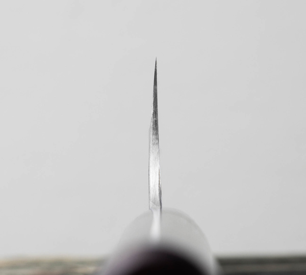 Hideo Kitaoka Shirogami Satin Damascus Nóż Kamagata Usuba 18 cm
