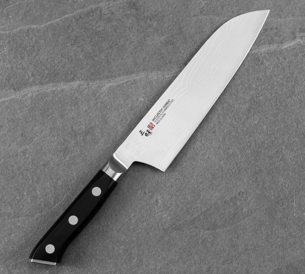 Mcusta Zanmai Classic Damascus VG-10 Pakka Nóż Santoku 18 cm