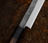 Hideo Kitaoka Shirogami Black Oktagon Nóż Yanagi 21 cm