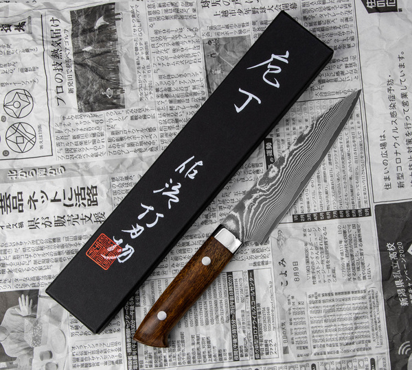 Takeshi Saji IW Ręcznie kuty nóż uniwersalny 15 cm VG-10