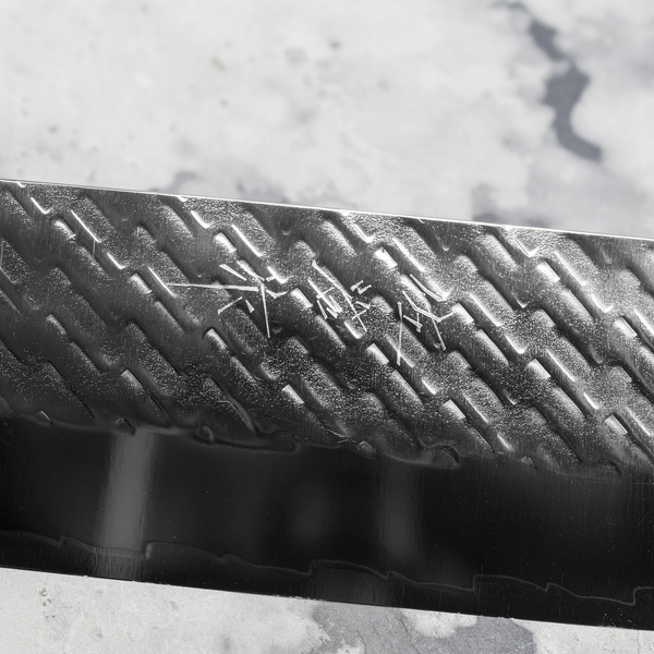 Takeshi Saji STRIX Blue Acrylic Nóż Nakiri 17 cm