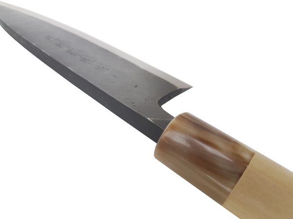 Hideo Kitaoka Nóż Shirogami Black Deba 18 cm