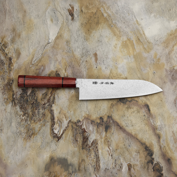 Kanetsune Minamo-kaze Nóż Santoku 18 cm