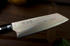 Takeshi Saji Blue Steel Nóż Santoku ręcznie kuty 18 cm