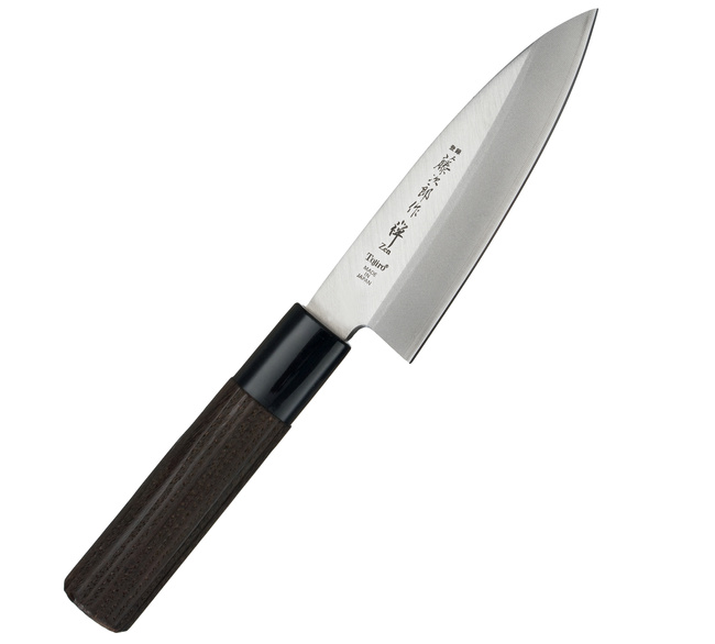 Tojiro Zen Kasztan VG-10 Nóż mini-light Deba 11,5 cm