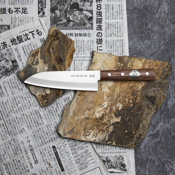 Kanetsune 1000 Shiro-2/SS Nóż Santoku 16,5 cm