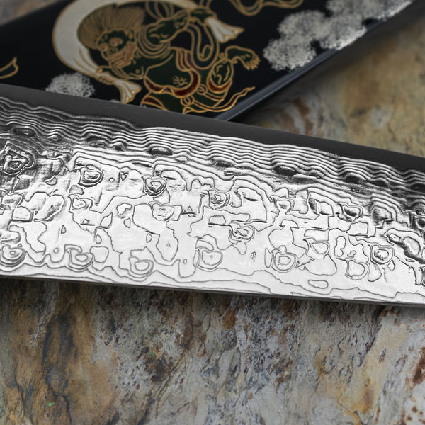 Takeshi Saji Art Fujin Raijin R-2 Nóż Szefa kuchni 21 cm + Saya