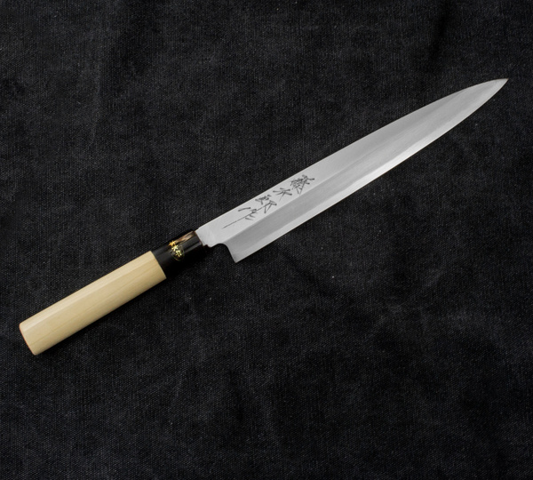 Tojiro Aogami Slanted Nóż Yanagi-sashimi 24 cm