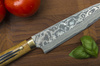 Takeshi Saji YBB Ręcznie kuty nóż Santoku 18 cm VG-10