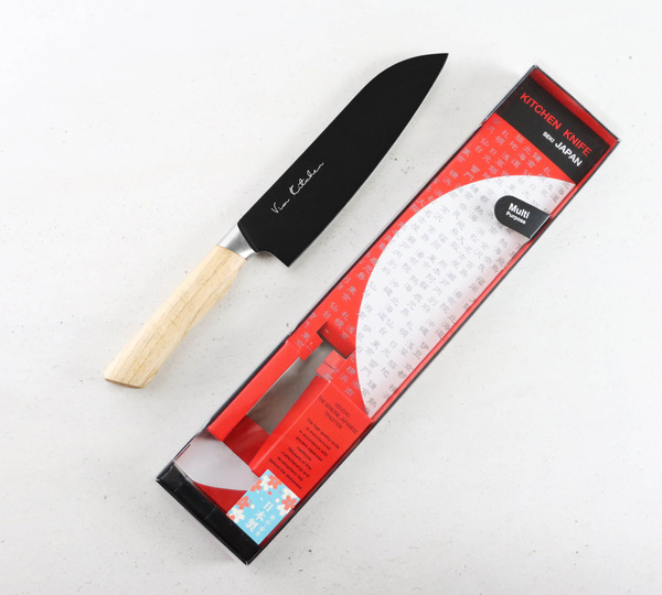 Satake Black Ash Nóż Santoku 17 cm