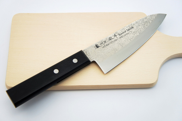 Satake Nashiji Black Pakka Nóż Deba 15,5 cm