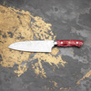 Takeshi Saji Red Turquoise R2 Nóż Santoku 18 cm