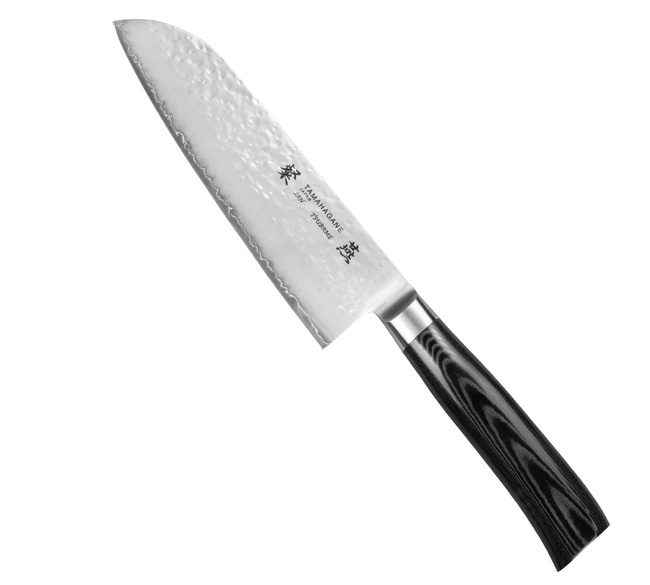 Tamahagane Tsubame Black VG-5 Nóż Santoku 17,5 cm