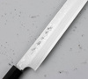 Hideo Kitaoka Shirogami Satin Damascus Nóż Yanagi 30 cm