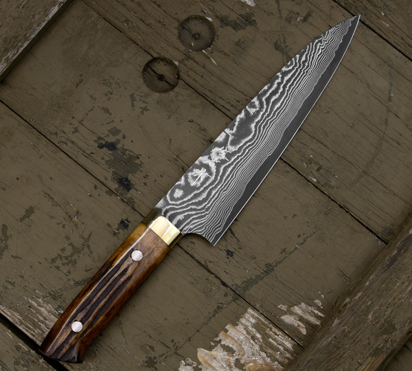 Takeshi Saji YBB Ręcznie kuty nóż Szefa 18 cm VG-10