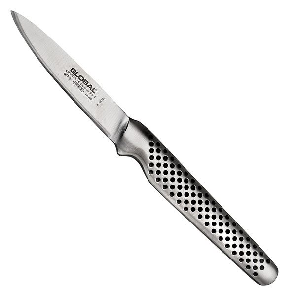Nóż do obierania, duża rączka 8 cm | Global GSF-31