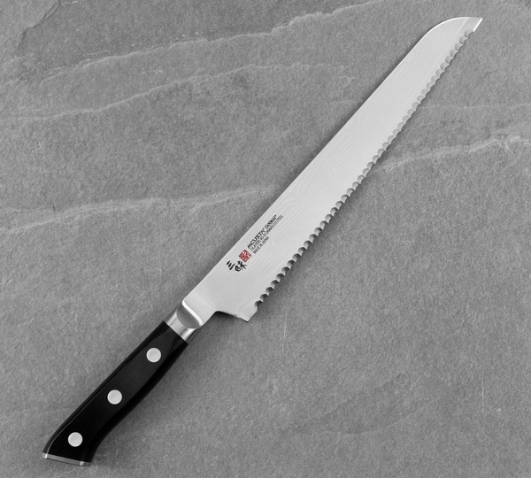 Mcusta Zanmai Classic Damascus VG-10 Pakka Nóż do pieczywa 23 cm