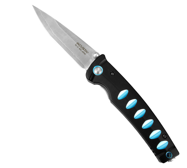 Mcusta Katana VG-10 czarne aluminium 8 cm
