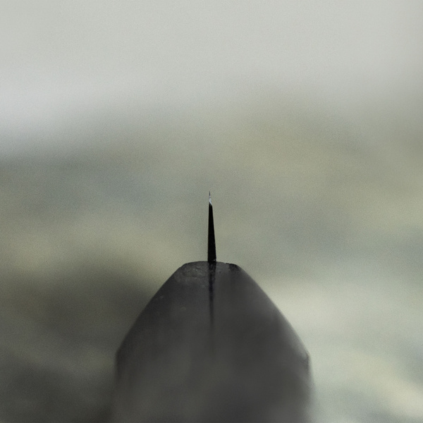 Kanetsune AUS-6 Nożyk z drewnianą pochwą 10,3 cm