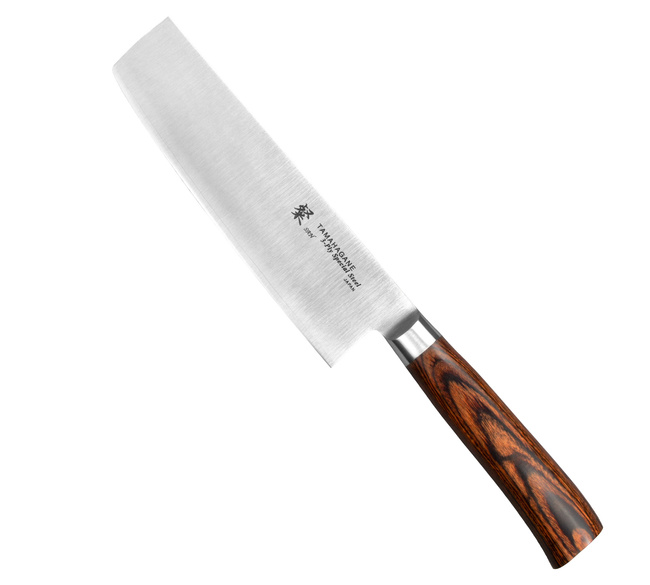 Tamahagane SAN Brown VG-5 Nóż Nakiri 18 cm