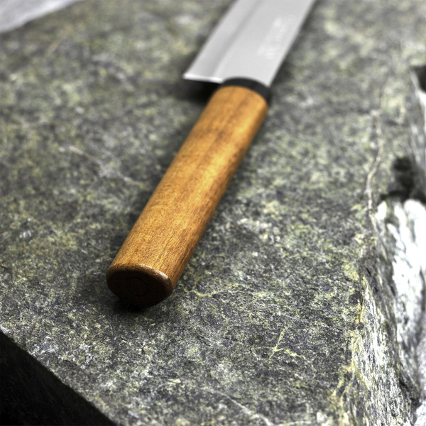 Kanetsune 420J2 Nożyk z drewnianą pochwą 10,5cm