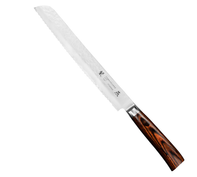 Tamahagane Tsubame Brown VG-5 Nóż do chleba 23 cm