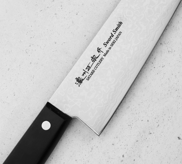 Satake Unique VG-10 Damascus Nóż Szefa kuchni 20 cm
