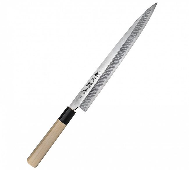 Tojiro Aogami Damascus Yanagi-Sashimi 30 cm, praworęczny