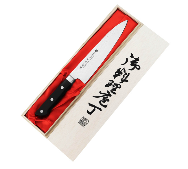 Satake Noushu Nóż Szefa kuchni 20 cm w drewnianym pudełku