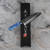 Takeshi Saji STRIX Blue Acrylic Nóż Santoku 18 cm