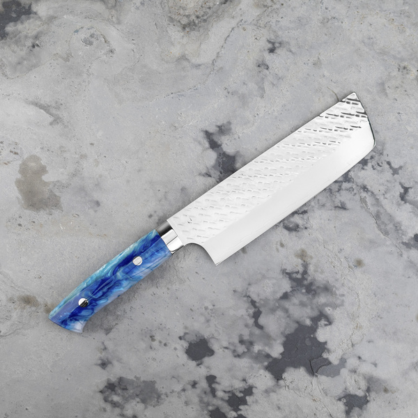 Takeshi Saji STRIX Blue Acrylic Nóż Nakiri 17 cm