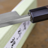 Hideo Kitaoka Shirogami#2 Satin Nóż Deba 18 cm