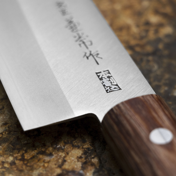 Kanetsune 1000 Shiro-2/SS Nóż Santoku 16,5 cm