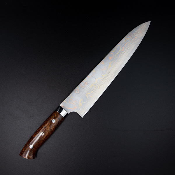 Takeshi Saji IW Aogami#2 Color Nóż Szefa kuchni 24 cm