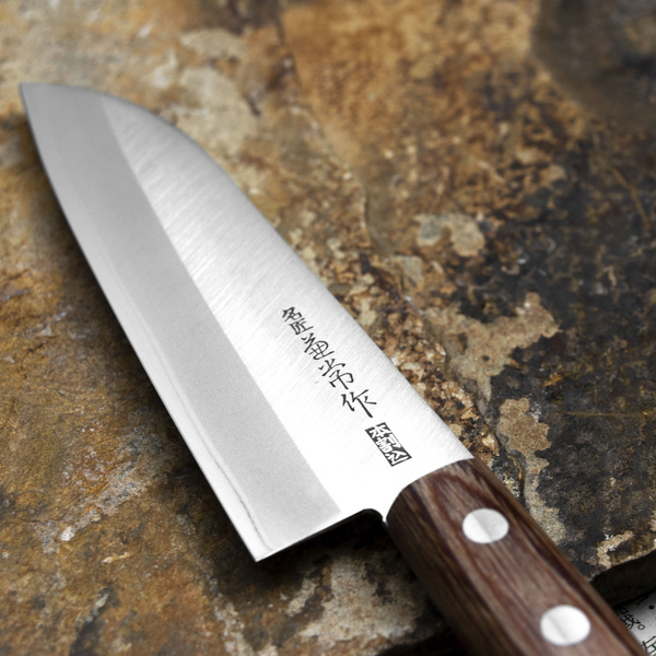 Kanetsune 1000 Shiro-2/SS Nóż Mini Santoku 14 cm
