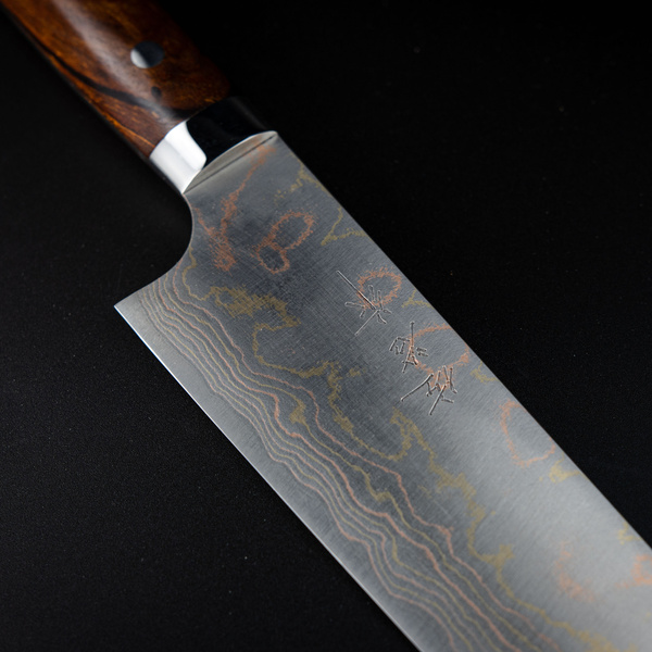 Takeshi Saji IW Aogami#2 Color Nóż Szefa kuchni 24 cm