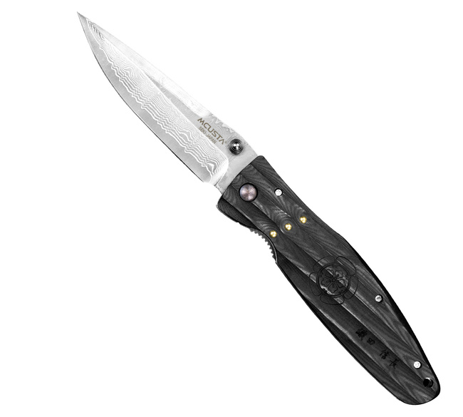 Mcusta Sengoku Black Micarta Damascus VG-10 8,6 cm