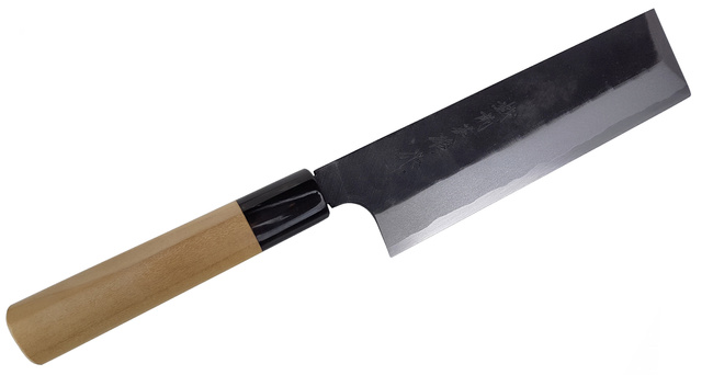 Hideo Kitaoka Nóż Shirogami Black Usuba 18 cm