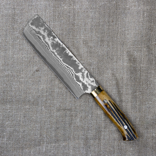 Takeshi Saji YBB Ręcznie kuty nóż Nakiri 17 cm VG-10